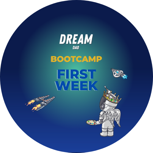 [Dream DAO] Season 3 Bootcamp - First Week POAP image