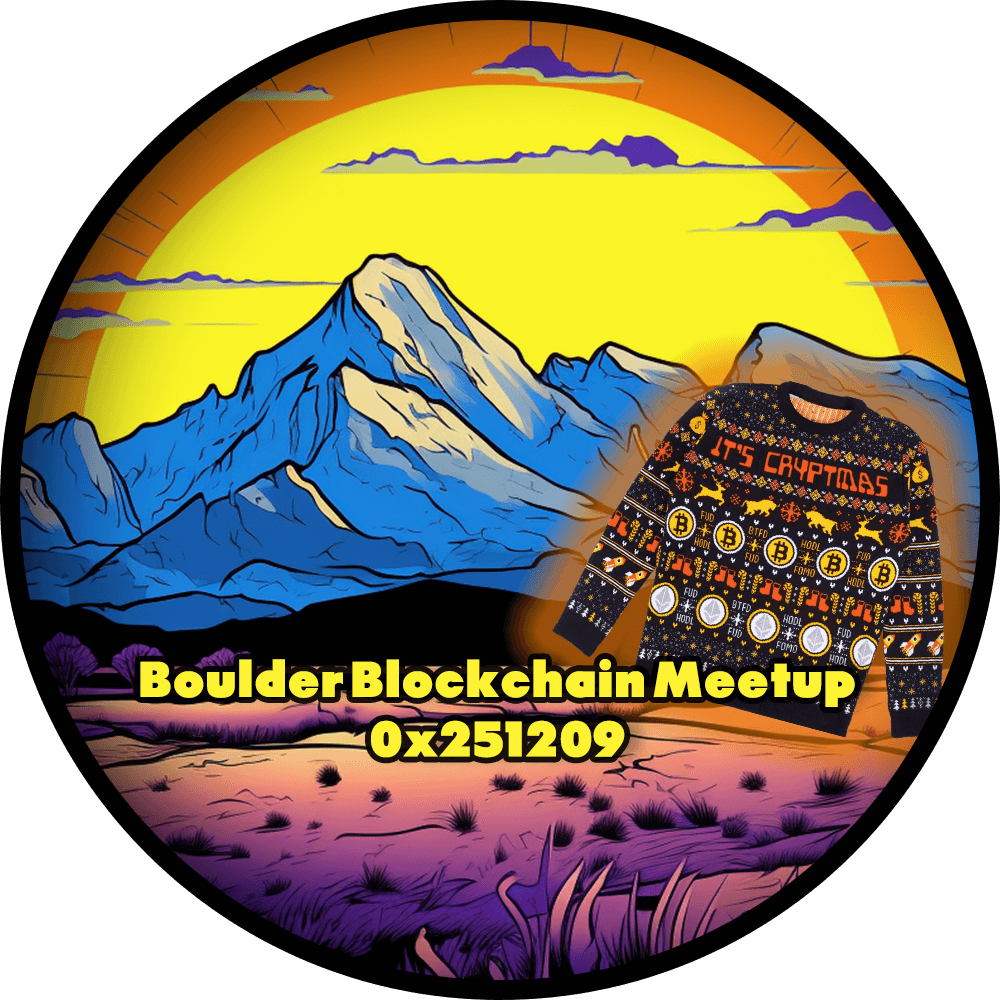 December Boulder Blockchain Holiday Meetup POAP image