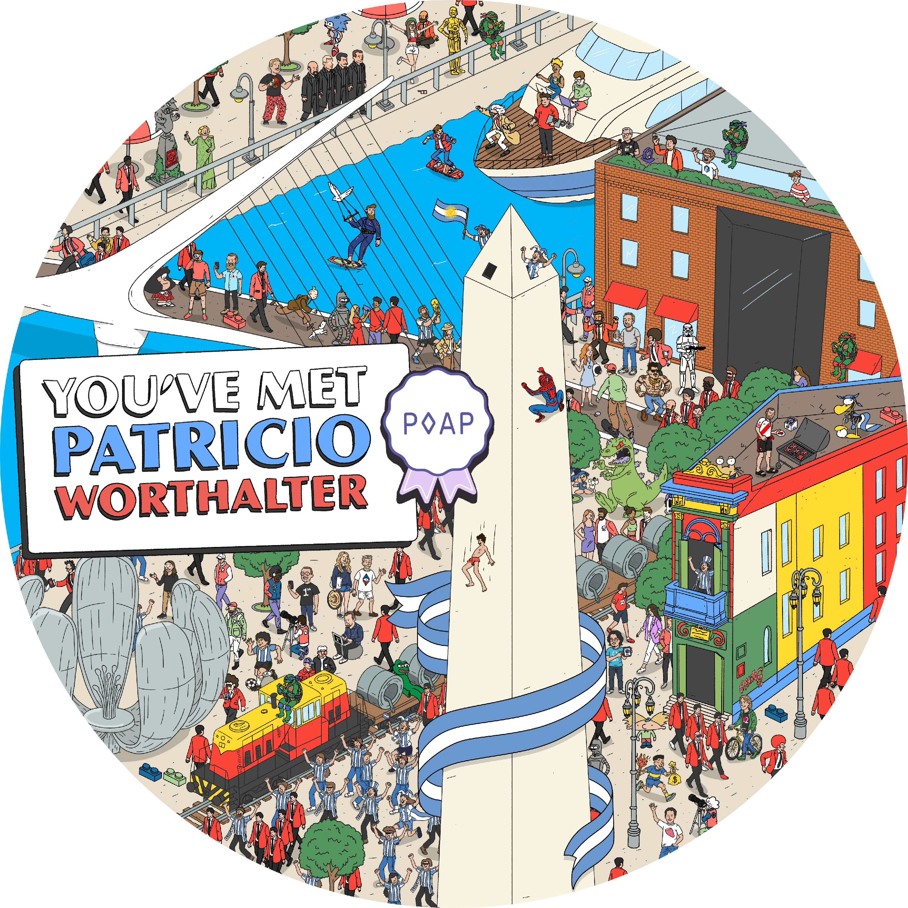 You have met Patricio in November of 2025 (IRL) POAP image