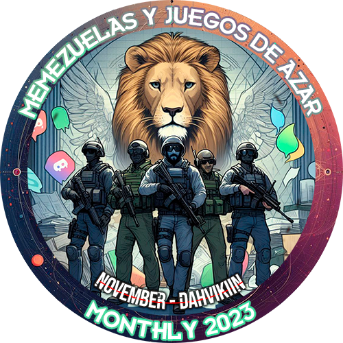 "Memezuelas y juegos de Azar" Discord POAP 2023: Monthly Award - NOVEMBER POAP image