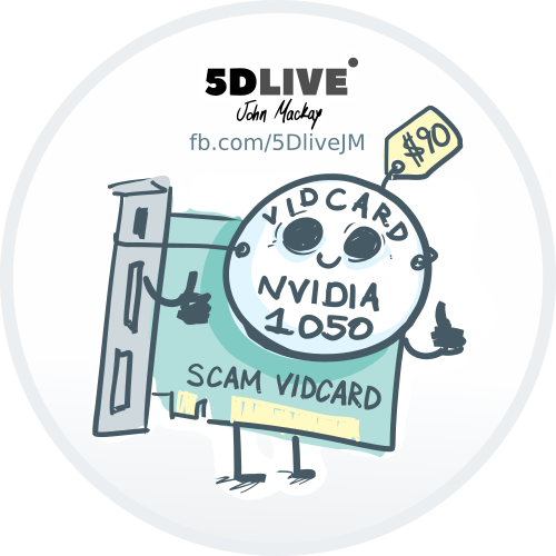 5DLive - Unboxing de scam 1050 Ti Vidcard POAP image