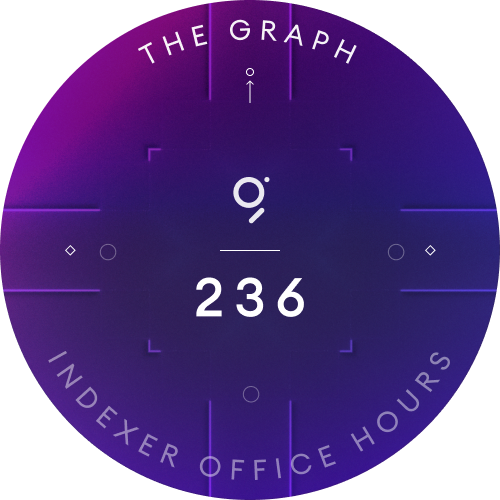 The Graph Indexer Office Hours #236 POAP image