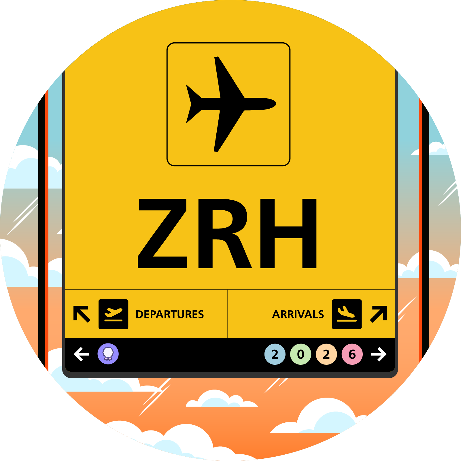 I passed through Zurich Airport (ZRH) in 2026 POAP image