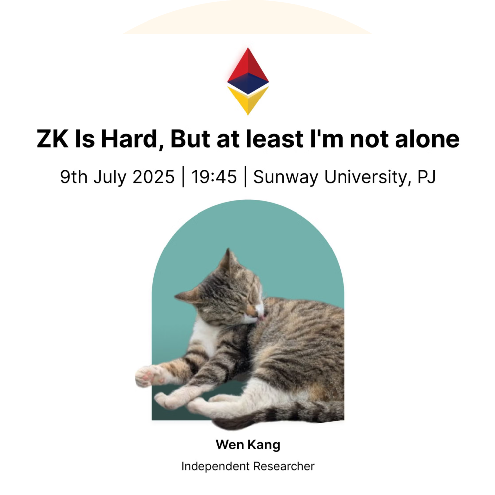 ETHKL July 2025 - ZK Is Hard, But at least I'm not alone POAP image