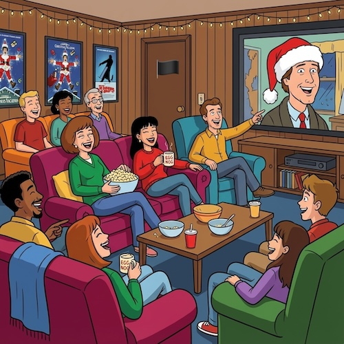 🏴 Egg Nog Movie Meetup POAP image