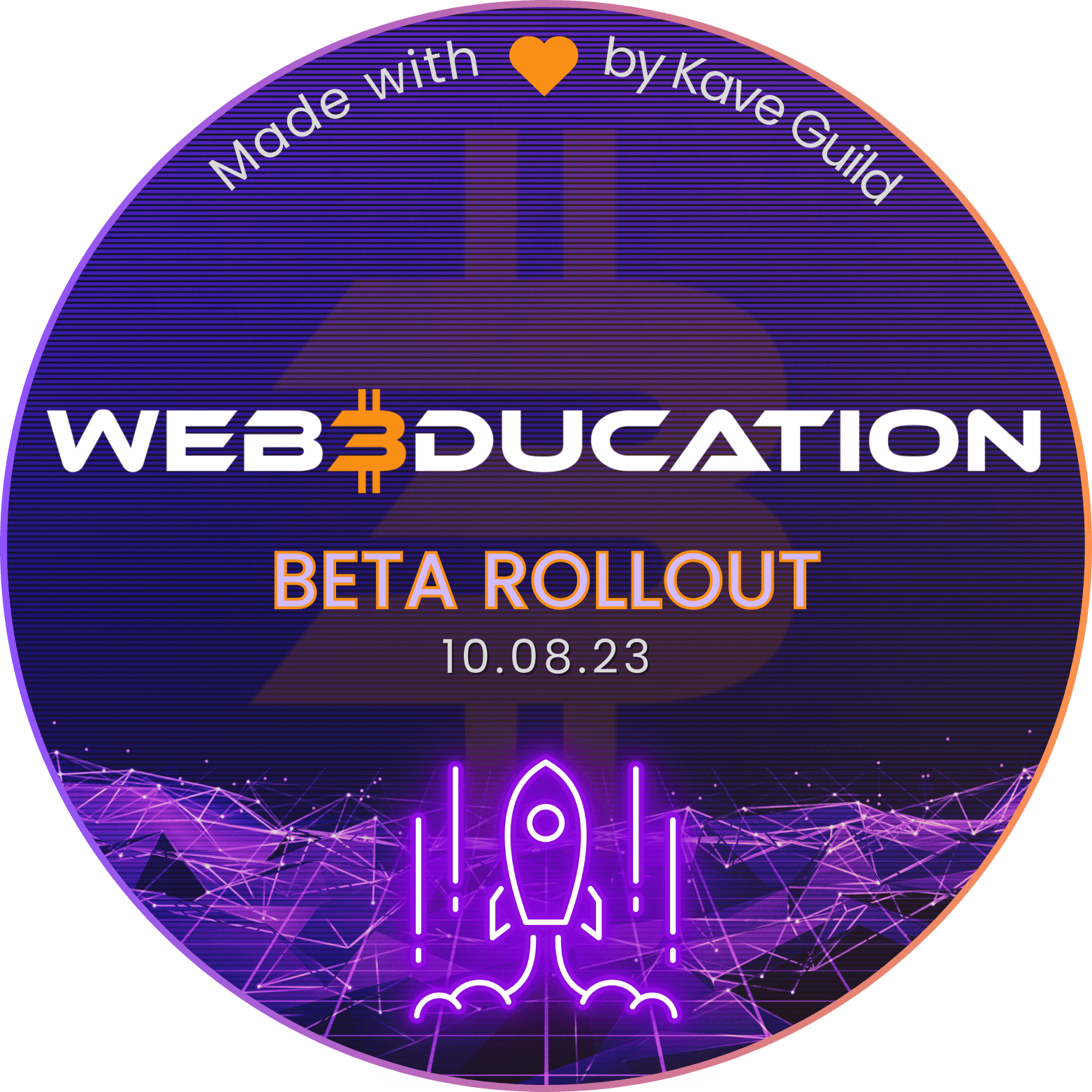 Web3ducation Beta Rollout POAP image