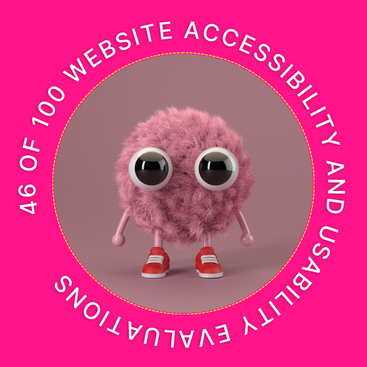 46 of 100 Website Accessibility and Usability Evaluations POAP image