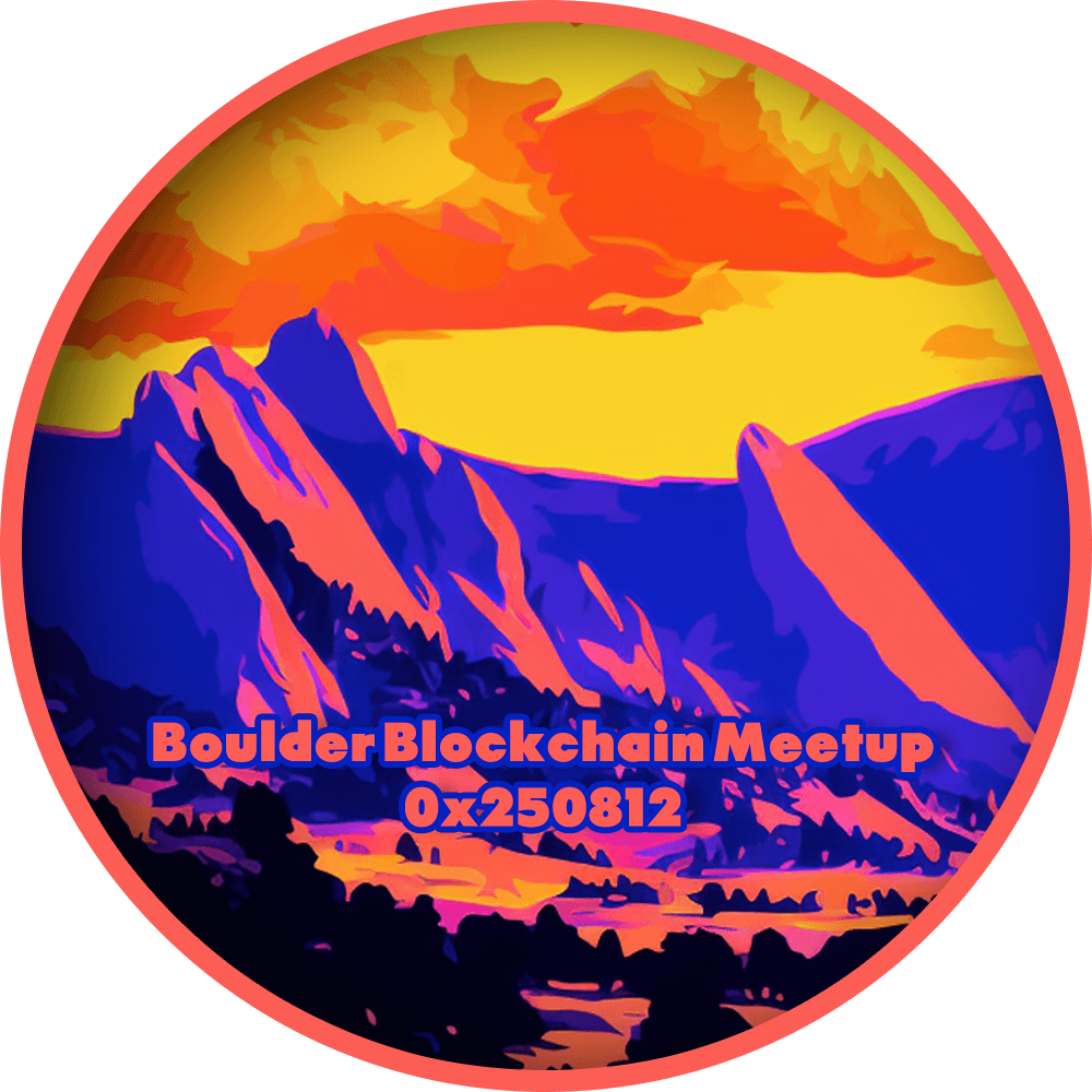 August Boulder Blockchain Meetup POAP image