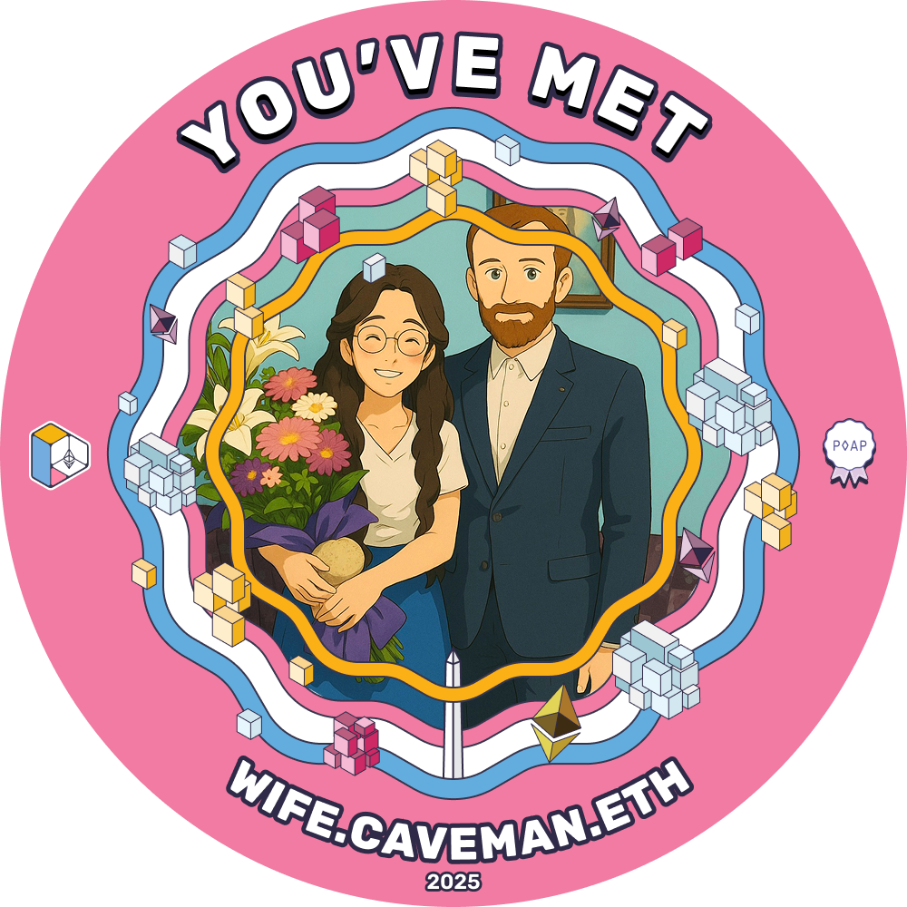 You've met Sara (wife.caveman.eth) at devconnect Argentina 2025 POAP image