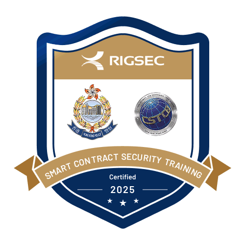 RigSec Smart Contract Security Training 2025 POAP image