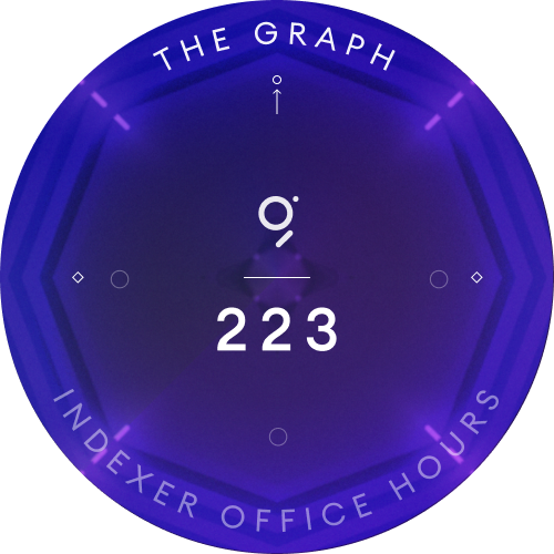 The Graph Indexer Office Hours #223 POAP image