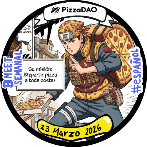 Pizza DAO #español - Discord Meet Semanal POAP image