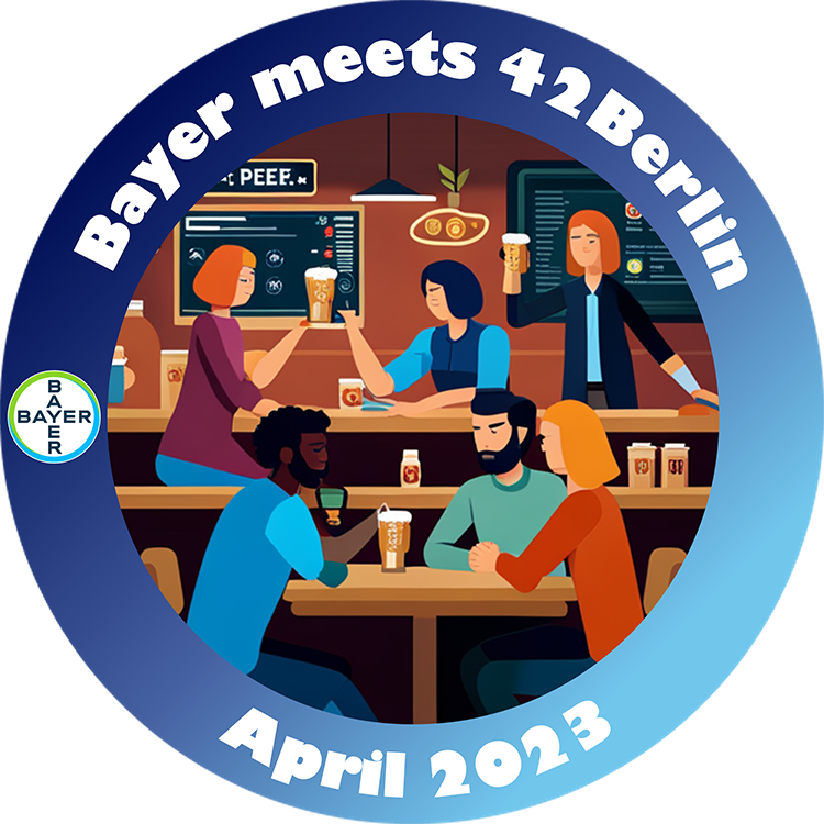 Bayer meets 42 School of Coding Berlin April 2023 POAP image
