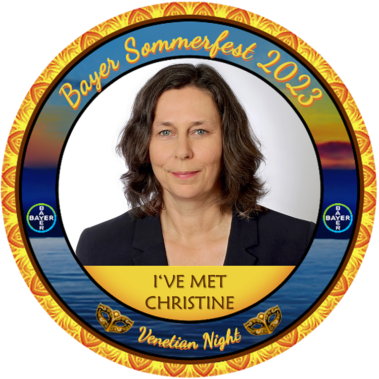 I met Christine at the Bayer Berlin Sommerfest 2023 POAP image