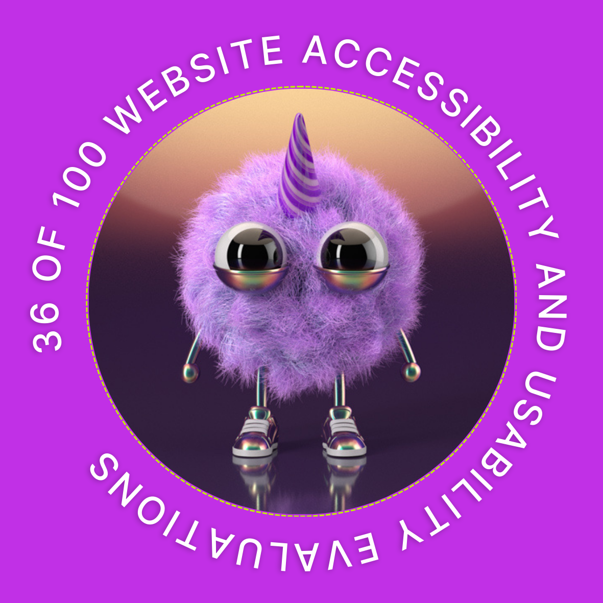 36 of 100 Website Accessibility and Usability Evaluations POAP image