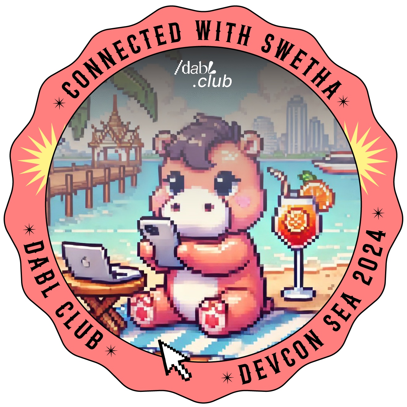 Connected with Swetha · Dabl Club @ Devcon SEA 2024 drop image