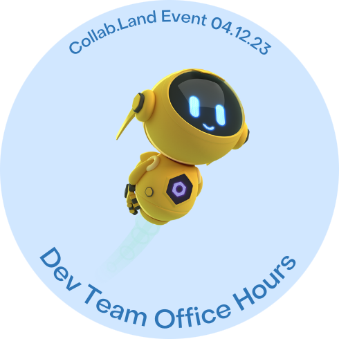 Collab.Land Dev Team Office Hours - 04/12/2023 POAP image