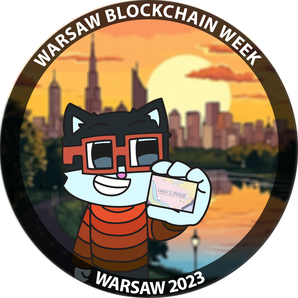 You've met Jake from Uniqly.io in Warsaw during EthCC Warsaw POAP image