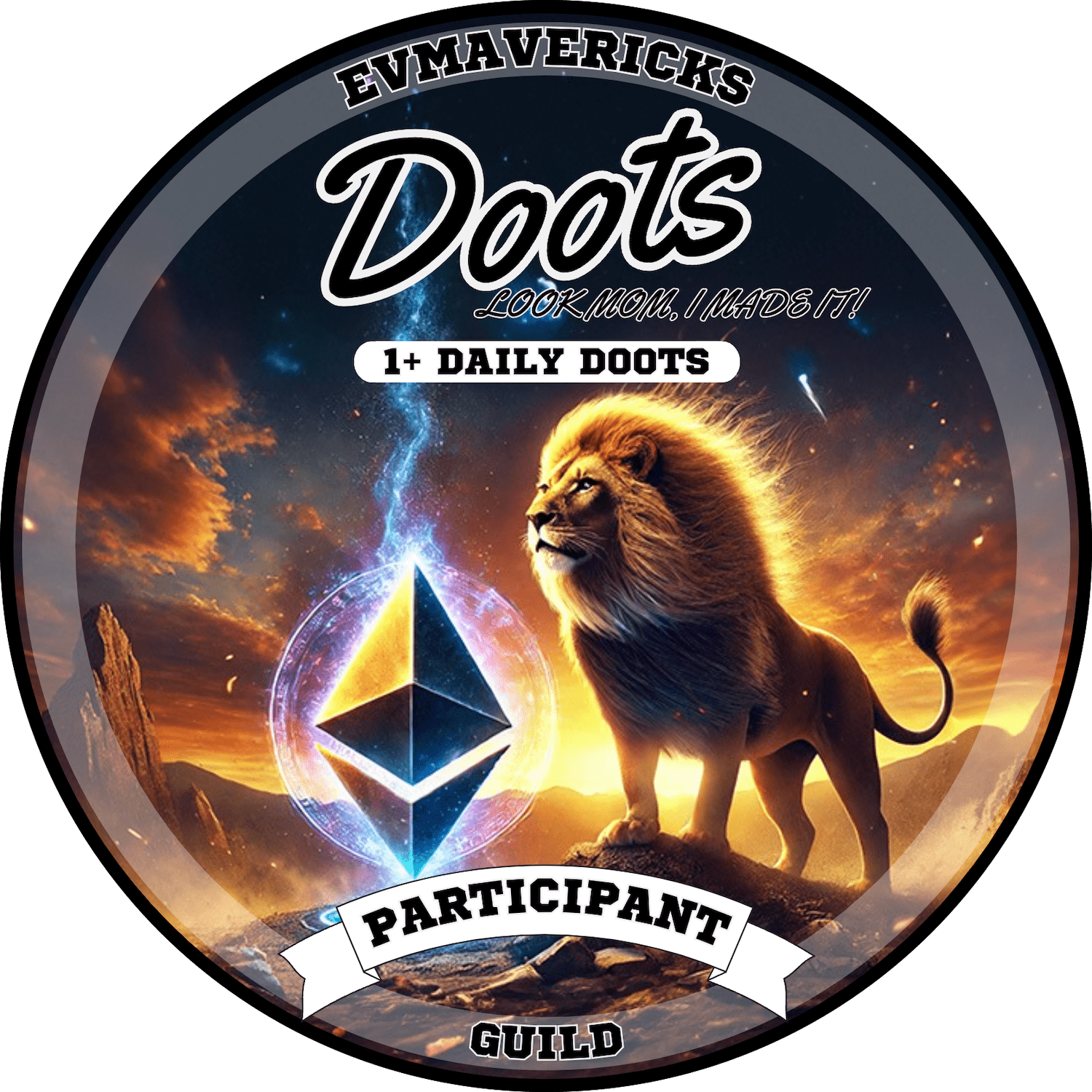 EVMavericks Guild: Daily Dooter Participant Tier POAP image