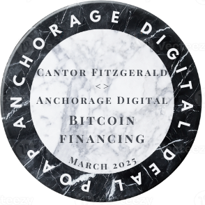 Cantor Fitzgerald - Anchorage Digital Bitcoin Financing Deal POAP POAP image