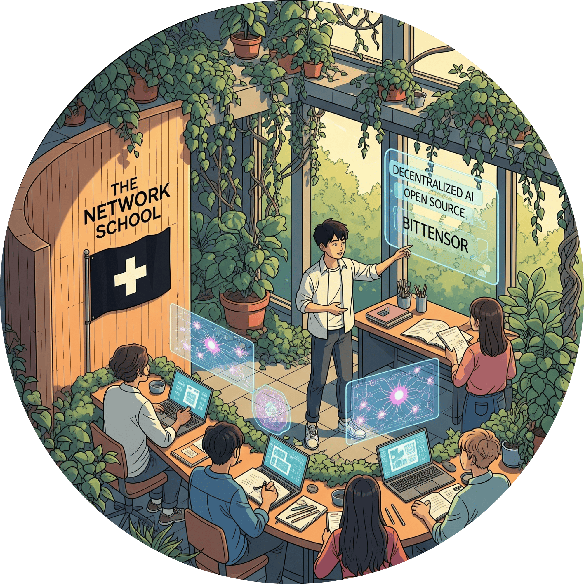 Decentralized AI session by Ali Hussein | Network School (Aug 2025) POAP image