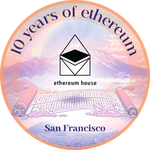Ethereum's 10 year birthday bash POAP image