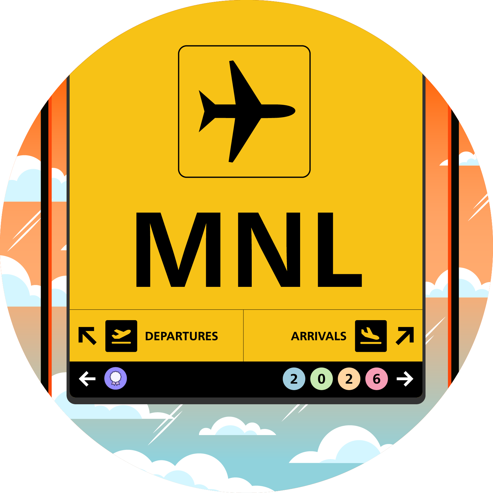 I passed through Ninoy Aquino International Airport (MNL) in 2026 POAP image