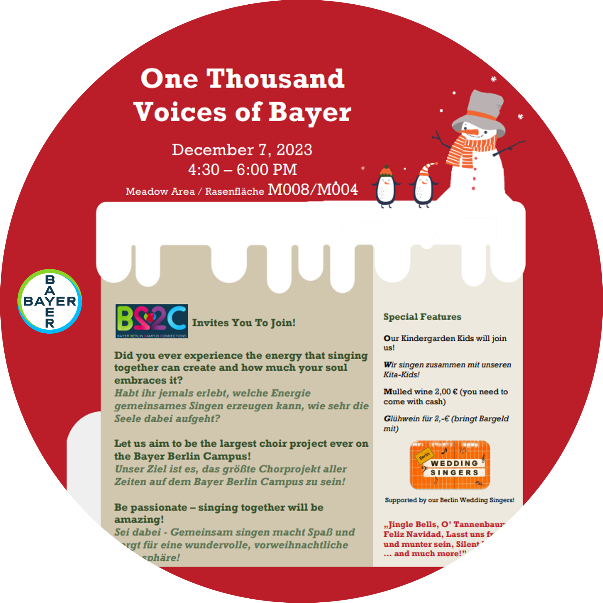 One Thousand  Voices of Bayer, December 7, 2023 POAP image