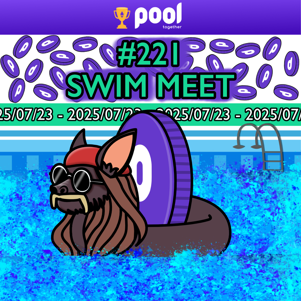 PoolTogether Community Call #221 POAP image