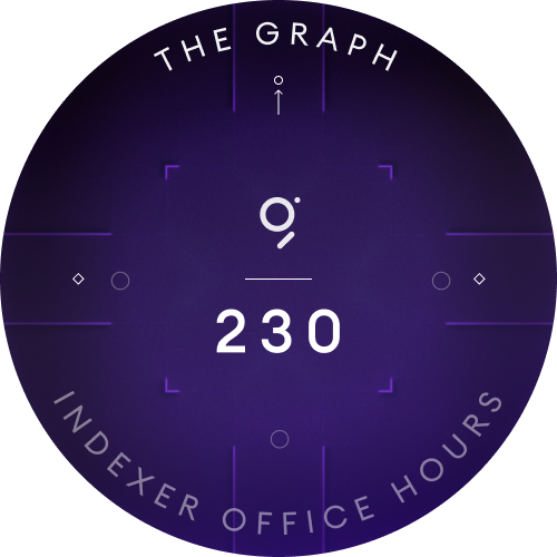 The Graph Indexer Office Hours #230 POAP image