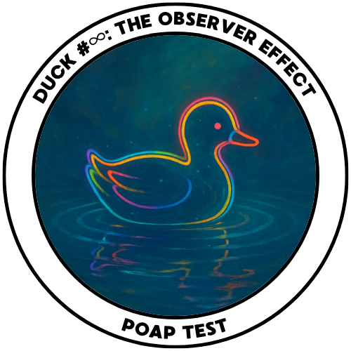Duck #∞: The Observer Effect POAP image