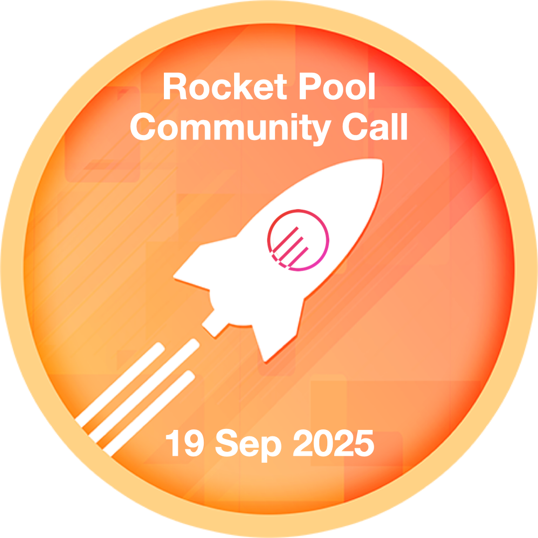 Rocket Pool Community Call, 19 September 2025 POAP image