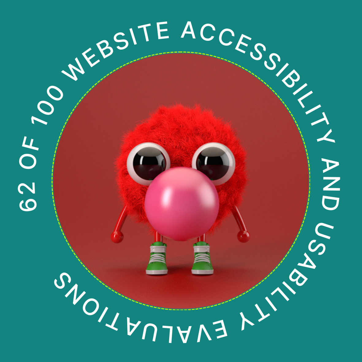 62 of 100 Website Accessibility and Usability Evaluations POAP image