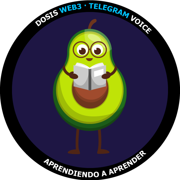 Dosis WEB3 Telegram Voice - Aprendiendo a Aprender POAP image