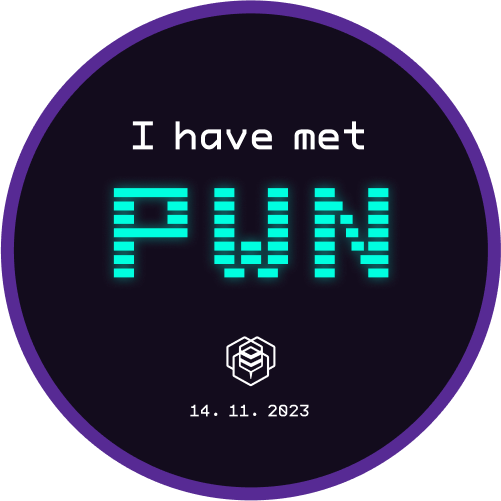 I have met PWN at notDEVCON 2023 POAP image