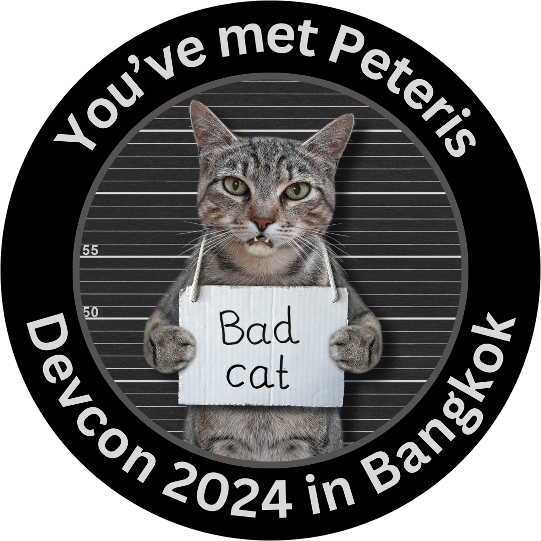 You've met Peteris at Devcon 2024 POAP image