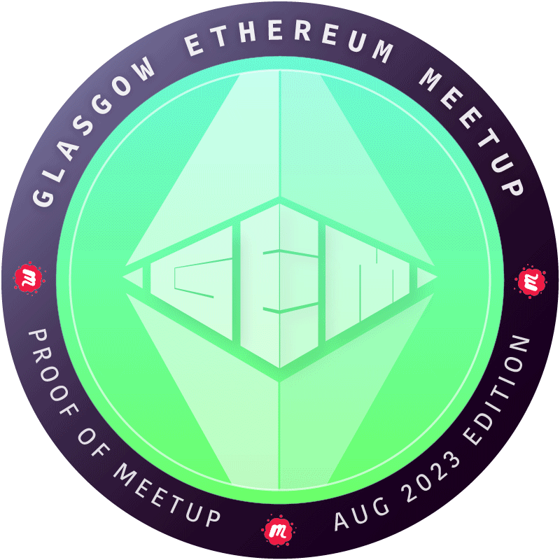 Glasgow Ethereum Meetup (Aug) POAP image
