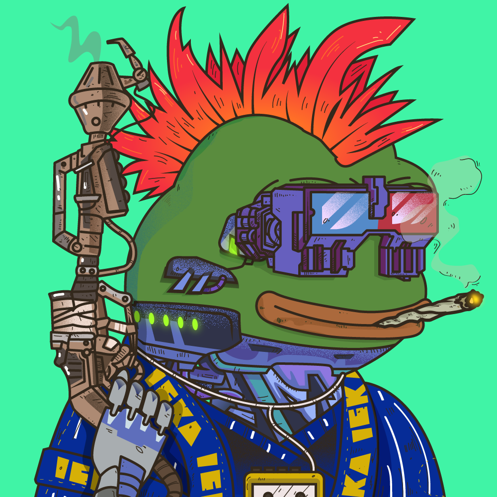 Encounter with 0xDonPepe at Ethereum Denver. POAP image