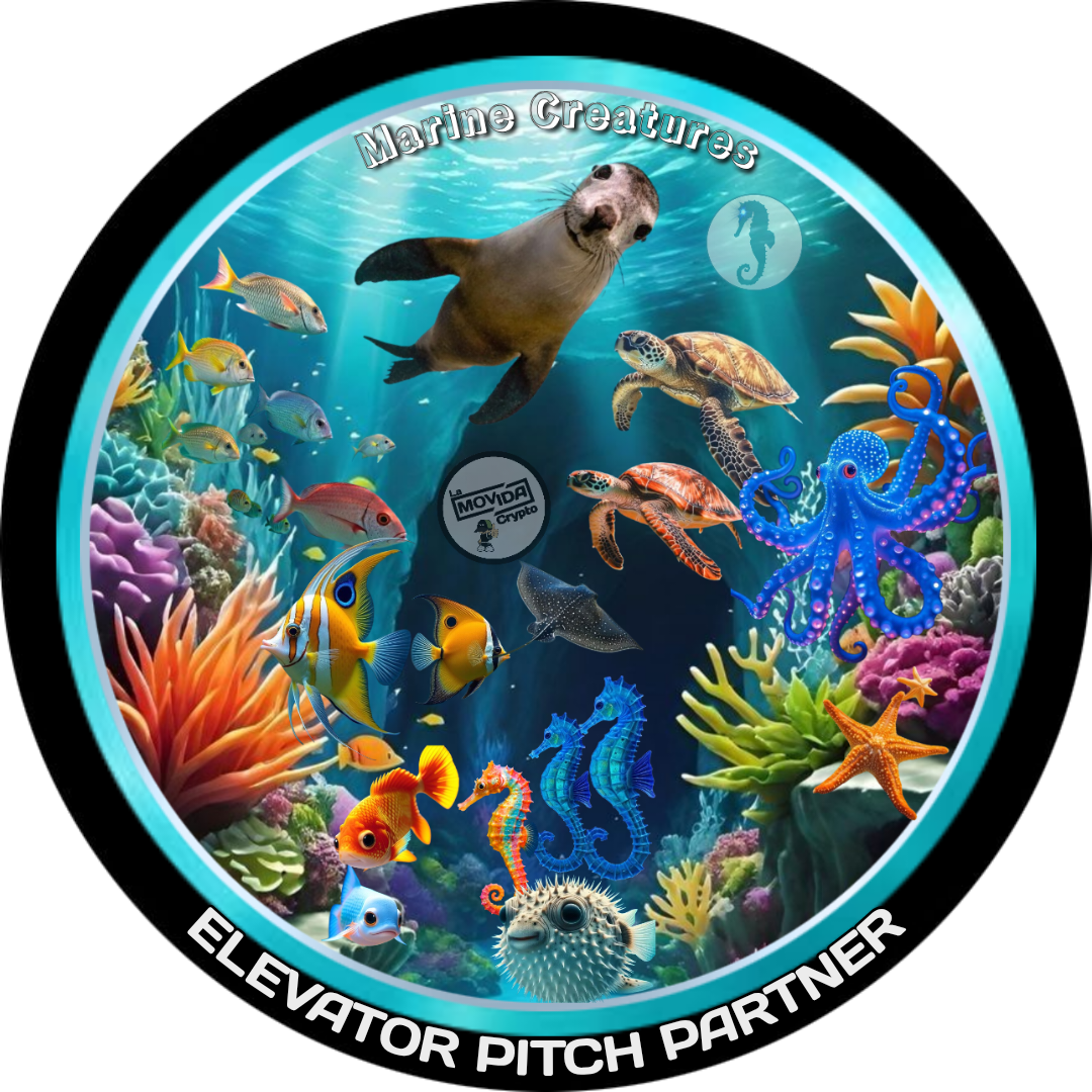 ELEVATOR PITCH PARNERT MARINE CREATURES REFI-NFT POAP image