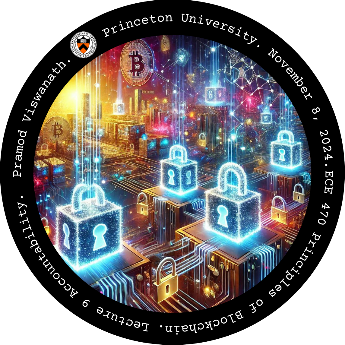 ECE 470 Principles of Blockchain: Lecture 9 Accountability and Data Privacy POAP image
