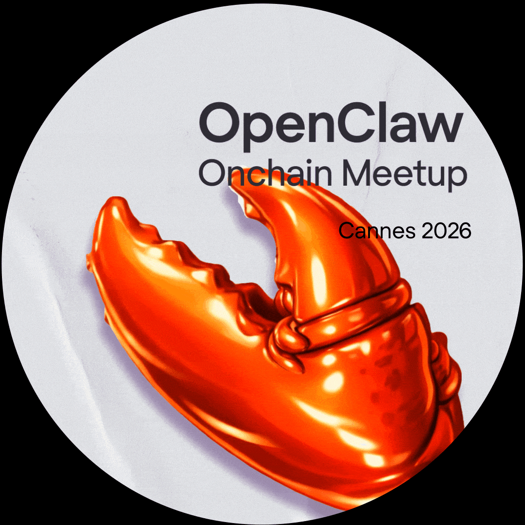 🦞 OpenClaw Onchain Meetup at @EthCC Cannes 2026 POAP image