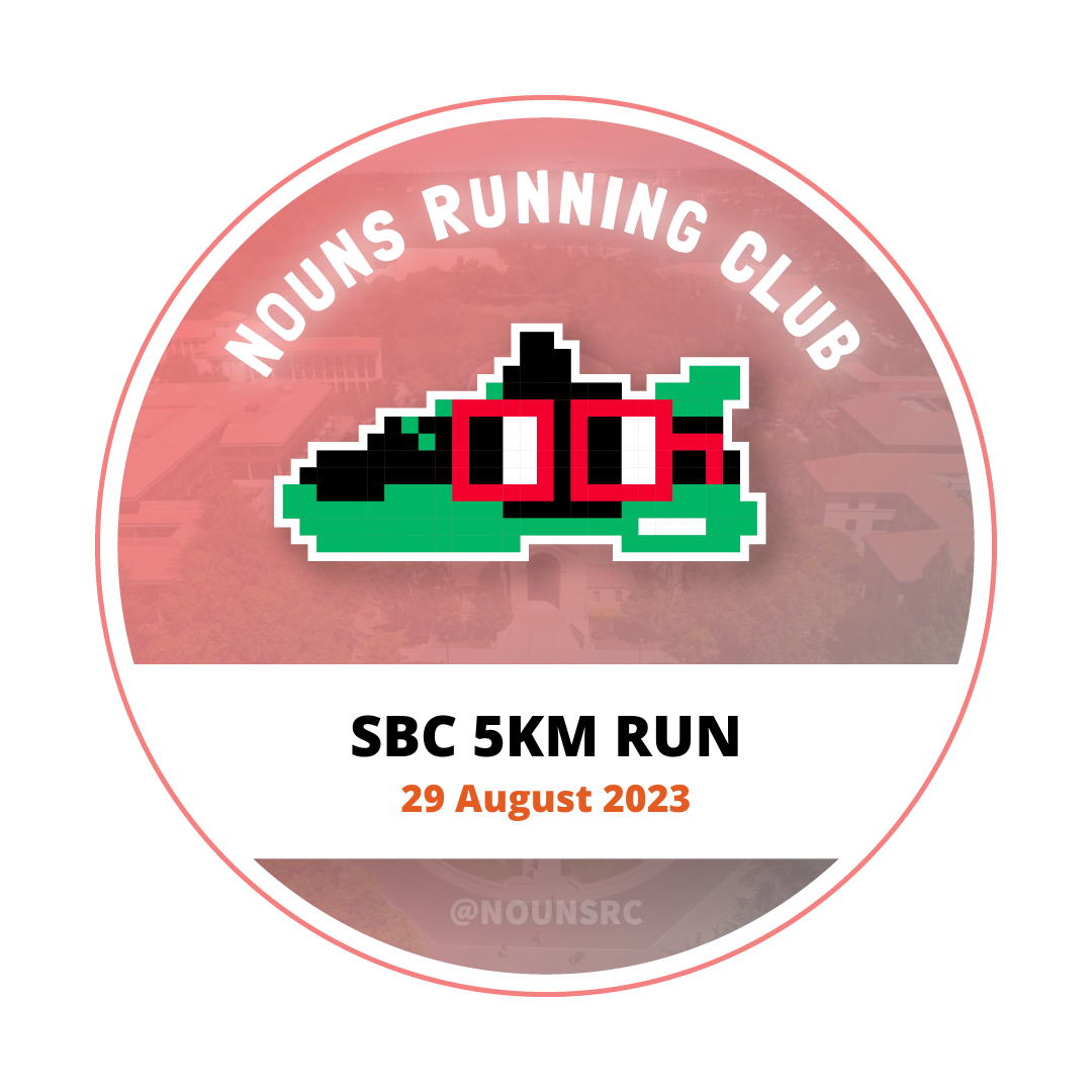 Nouns Running Club - SBC 5KM Run POAP image