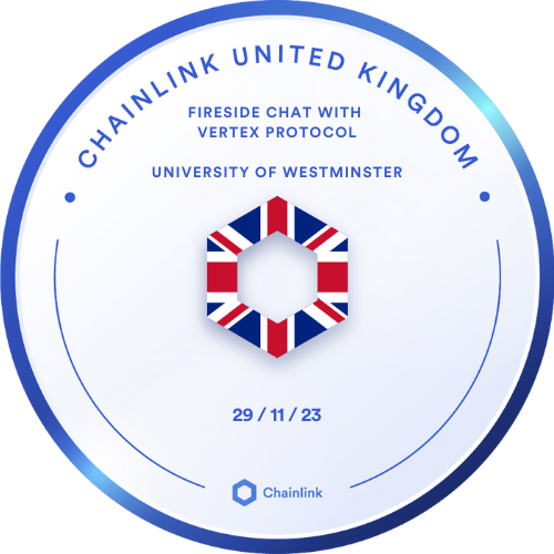 Chainlink meetup at the University of Westminster POAP image