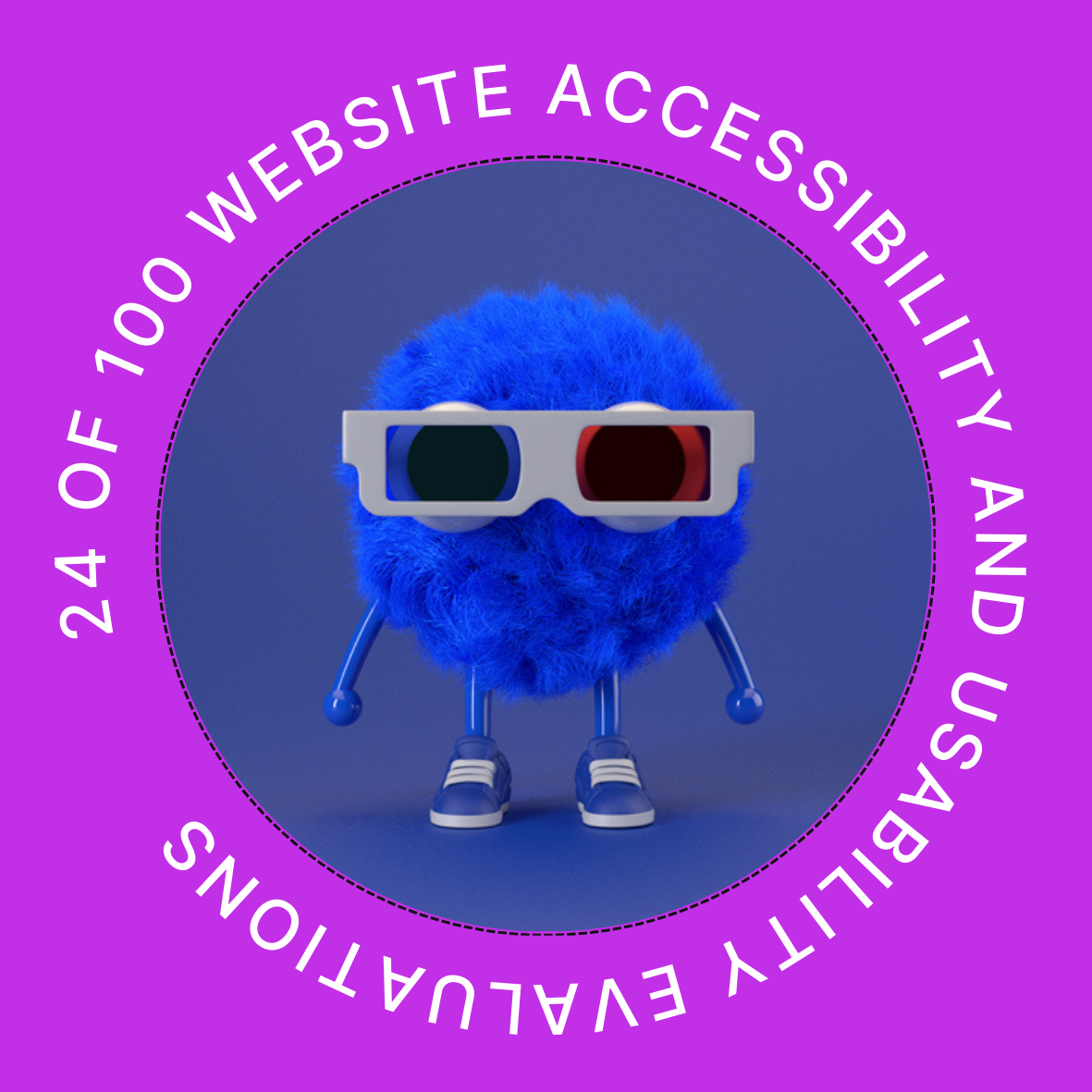 24 of 100 Website Accessibility and Usability Evaluations POAP image