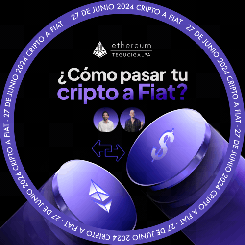 🌟Meetup online: ¿Cómo pasar tu cripto a fiat? 🇭🇳✨ POAP image