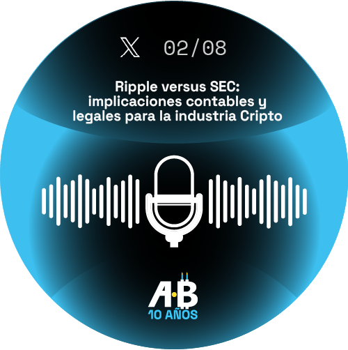 Twitter Space de la ONG Bitcoin Argentina sobre "Ripple versus SEC: implicaciones contables y legales para la industria Cripto". POAP image