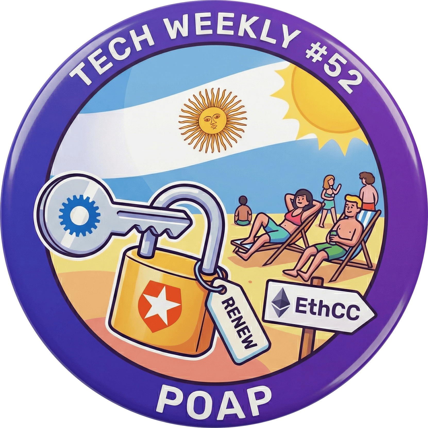 Tech Weekly Meeting #52 POAP image