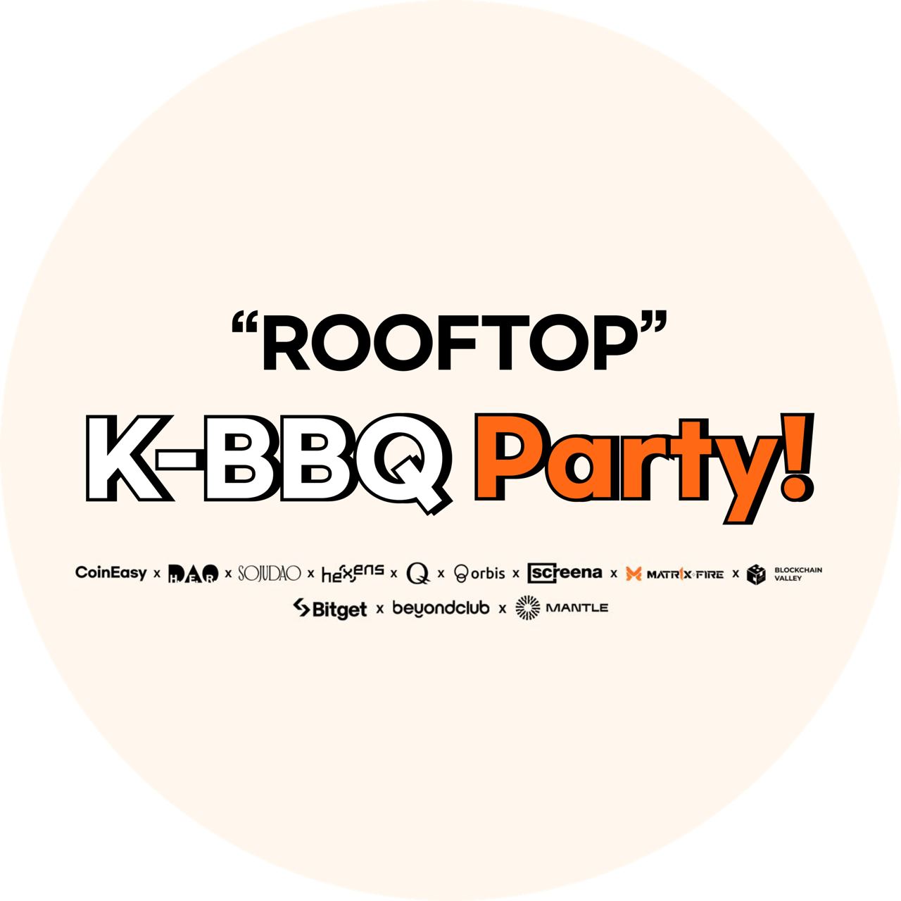 "ROOFTOP" K-BBQ PARTY POAP image