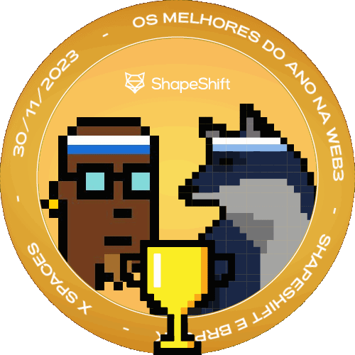 XSpace ShapeShiftDAOBR - Os melhores do ano na web3 com BrPunk POAP image