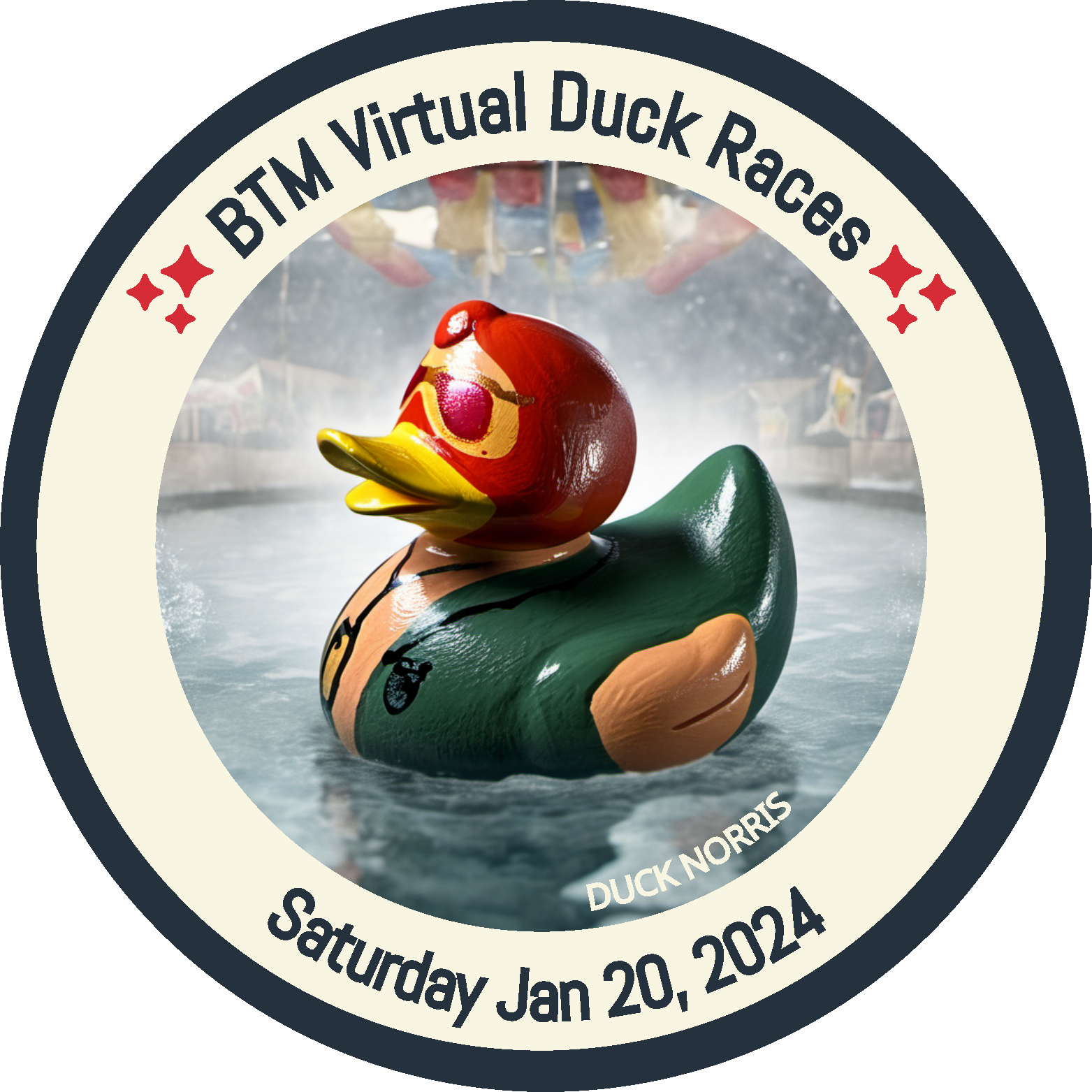 BTM Virtual Duck Races Sat Jan 20 2024 POAP image